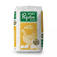 Kruse's Perfection Brand Poultry Layer Pellets Chicken Feed, 40lb
