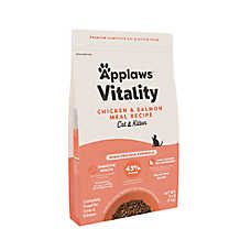 Applaws Vitality All Life Stages Cat Dry Food - High Protein, Grain Free, Chicken & Salmon