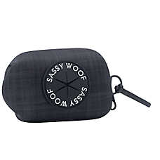 Sassy Woof Dog Waste Bag Holder, Baby Got Black Bag Holder W/ Carabiner Clip For Convenient Access