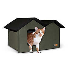 K&H Pet Products Outdoor Unheated Extra-Wide Kitty House