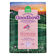 Open Farm Goodbowl With Grain All Life Stages Dry Cat Food - Ethically & Sustainably Sourced, Salmon
