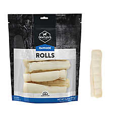 Dentley's Rawhide Rolls 6 Inch 10 Count 24 OZ