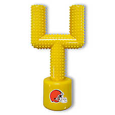 Cleveland Browns Hard Nylon Football Field Goal Dog Chew Toy