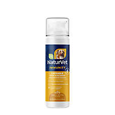 NaturVet Dog Lickable Multi-Vitamin Immunity Food Supplement, Peanut Butter Flavor, 6.4 fl oz