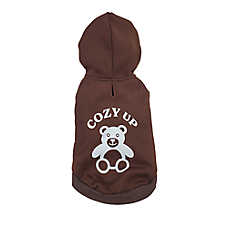 Hip Doggie Ivory Ella Cozy Up Dog Hoodie