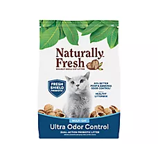 Naturally Fresh&trade; Ultra Odor Control Multi-Cat Walnut Cat Litter""
