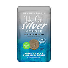 Tiki Cat? Velvet&trade; Mousse Senior Cat Food - Non-GMO, Grain & Potato Free, Chicken, 2.8oz