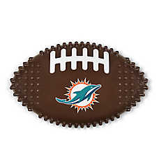 Miami  Dolphins Hard Nylon Football Dog Chew Toy