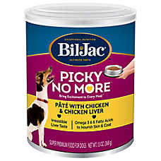 Bil-Jac Picky No More Pate Adult Wet Dog Food - Chicken & Chicken Liver, 13 oz
