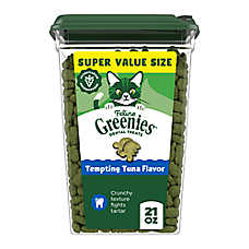 Greenies&trade; Feline Greenies Adult Cat Dental Treats - Dental Care, Natural, Tuna