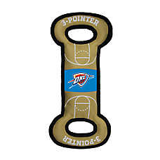 Pets First NBA OKC Thunder Nylon Court Dog Toy