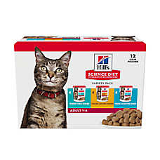 Hill's? Science Diet? Adult Wet Cat Food - Variety Pack, 12 CT, 33.6 OZ