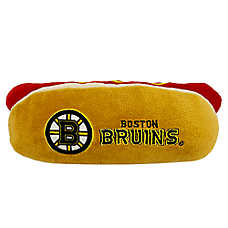 Pets First Boston Bruins Plush Hot Dog Dog Toy