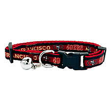 Pets First NFL San Francisco 49Ers Satin Cat Collar