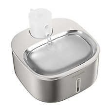 PawsPik Cat & Dog BOSS-01 Stainless Steel Battery-Operated Water Fountain - Rechargeable, 108.2 oz