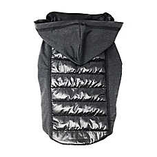 Pet Life Apex Lightweight Hybrid 4-Season Stretch & Quick-Dry Dog Coat with Pop Out Hood