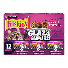 Friskies? Glaz'd & Infuz'd&trade; Adult Wet Cat Food - Variety Pack, In Gravy, 66 Oz