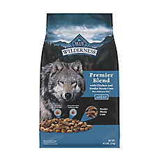 Blue Buffalo Wilderness Premier Blend High Protein, Chicken with Meaty Cuts Adult Dry Dog Food