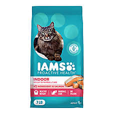 IAMS&trade; Proactive Health Indoor Adult Dry Cat Food - Weight & Hairball Care, Salmon