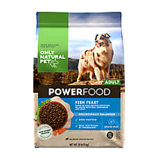 Only Natural Pet PowerFood Adult Dog Food - Grain Free, Fish Feast