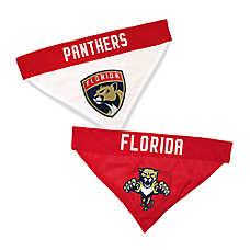 Pets First Florida Panthers Reversible Bandana