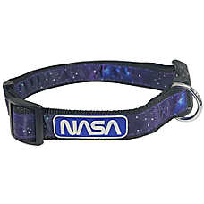 Pets First NASA Satin Dog Collar