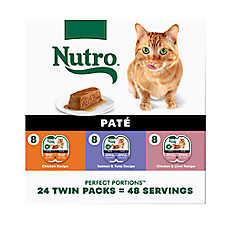 Nutro Perfect Portions Adult Wet Cat Food - Pate, Variety Pack, 24 Count