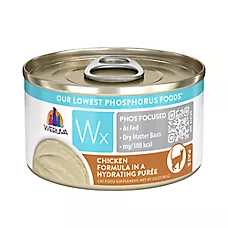 Weruva WX Wet Cat Food - Low Phosphorous, Pate in Hydrating Puree, 3 OZ