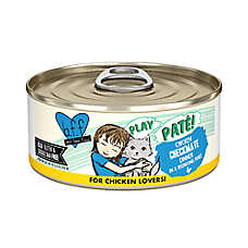 Weruva B.F.F. PLAY Pate! For Chicken Lovers Wet Cat Food - Pate in a Hydrating Puree, 5.5 OZ