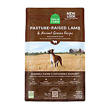 Open Farm With Grain Adult Dry Dog Food - Humanely Raised & Sustainably Sourced, Lamb
