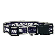 Pets First NCAA Kansas State Satin Dog Collar
