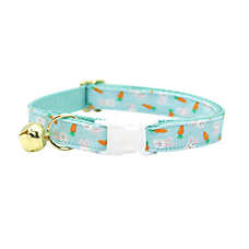Made By Cleo? Easter Bunnies & Carrots Breakaway Cat Collar