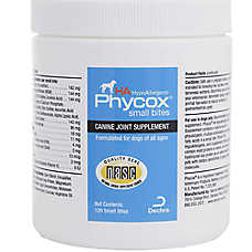 Dechra Phycox Dog HypoAllergenic Hip & Joint Supplement with Glucosamine, Small Bites, 120 Count