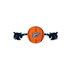 Pets First NBA OKC Thunder Basketball Rope Dog Toy