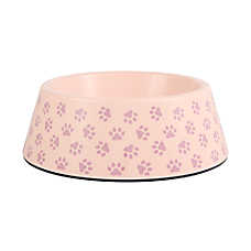Top Paw? Pink Paw Melamine Dog Bowl 27oz, 52oz