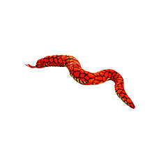 TUFFY? Desert Red Snake Dog Toy