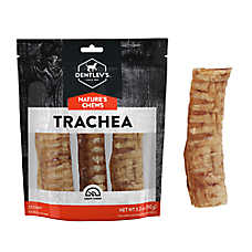Dentley's Natural Chews Beef Trachea Small 3 CT 3.2 OZ