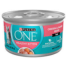 Purina ONE? +Plus Healthy Kitten Kitten Cat Wet Food - 3.33 oz., Corn Free, Grain Free