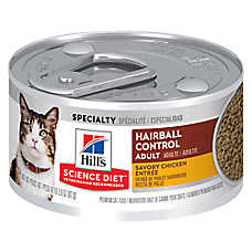 Hill's? Science Diet? Adult Wet Cat Food - Hairball Control Entree, 2.9 oz