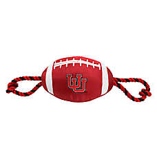 Pets First University of Utah Football Rope Dog Toy