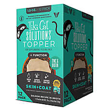 Tiki Cat? Solutions&trade; Mousse Topper - Skin+Coat, Multi Pack, 12 Ct, 18 Oz