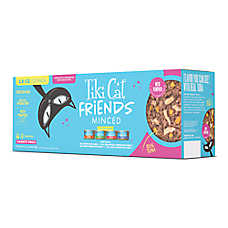 Tiki Cat Friends Adult Wet Cat Food - Grain Free, Fish With Pumpkin, Variety Pack, 12 Ct