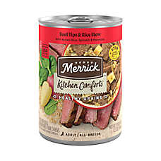 Merrick? Kitchen Comforts? Adult Wet Dog Food - Natural, Beef Tips & Rice, 12.7 Oz
