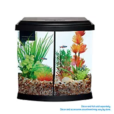 Top Fin® Bowfront Betta Duo Aquarium - Betta Fish Tank - 2.5 Gallon