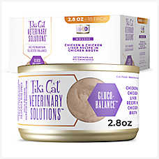 Tiki Cat Veterinary Solutions Gluco-Balance Wet Cat Food - Chicken & Chicken Liver, Mousse