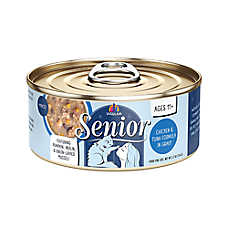 Weruva Cat - Senior, Wet Food, Minced, Gravy, Chicken, Tuna, 5.5 OZ