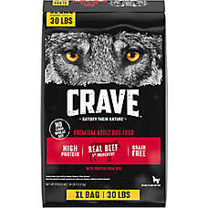 Crave Adult Dry Dog Food - Beef