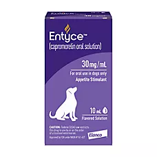 Entyce (Capromorelin Oral Solution) for Dogs - 30 mg/mL - 10 mL, 15 mL & 30 mL