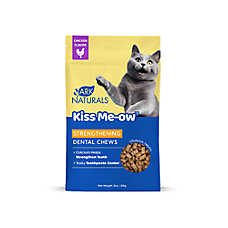Ark Naturals Kiss Me-ow Stengthening Dental Chews Crunchy Cat Treats - Chicken