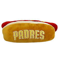 Pets First San Diego Padres Plush Hot Dog Dog Toy